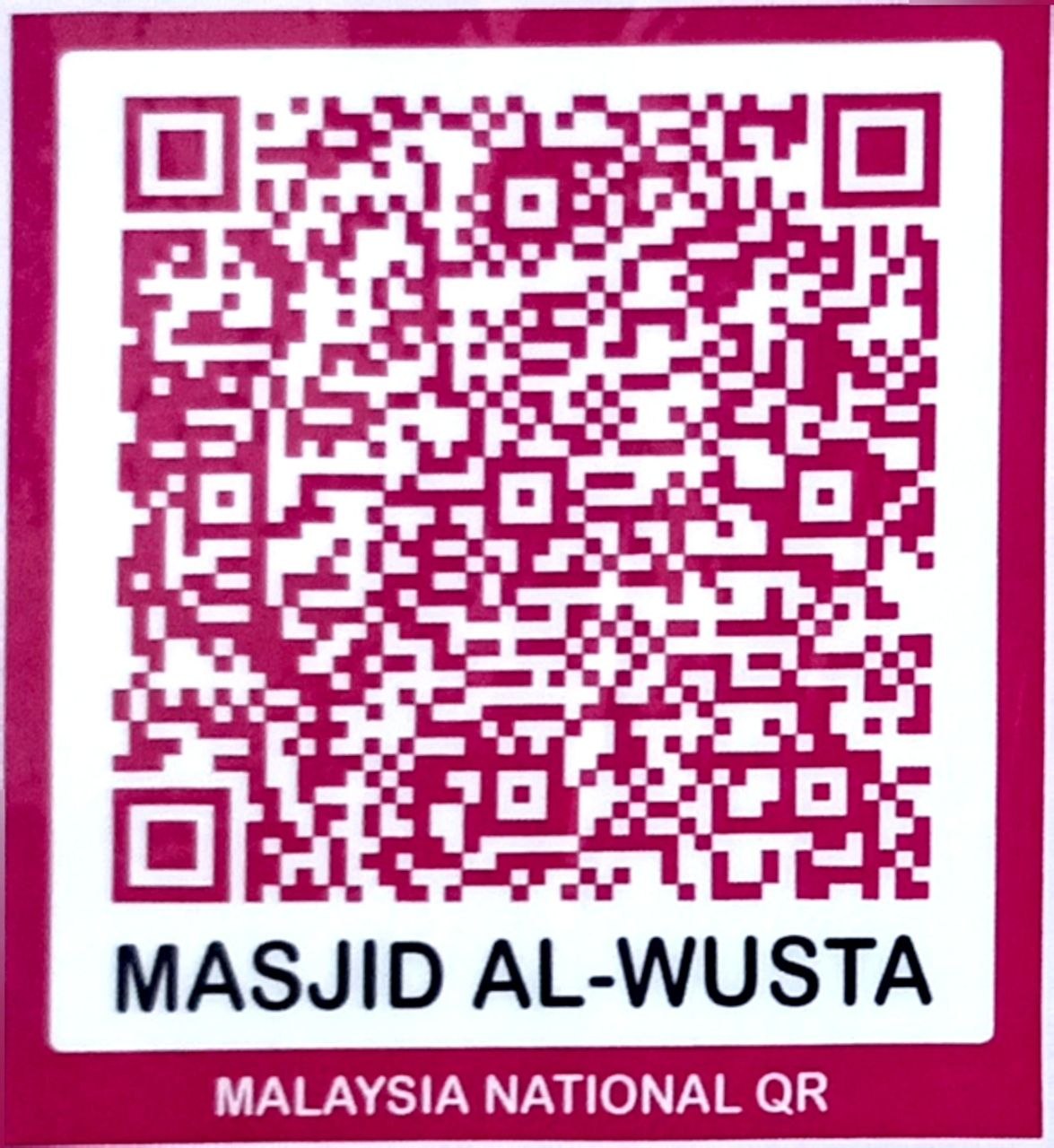 Kod QR MASJID AL-WUSTA