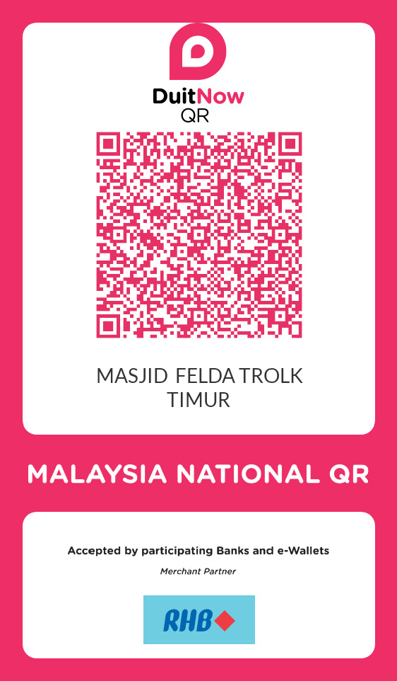 Kod QR MASJID JAMEK FELDA TROLAK TIMUR