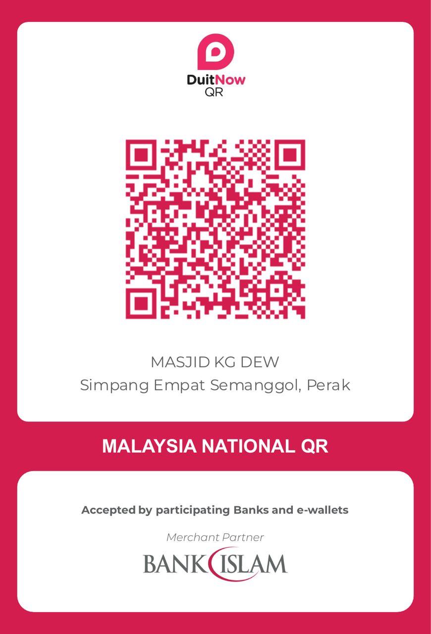 Kod QR MASJID JAMEK KAMPUNG DEW
