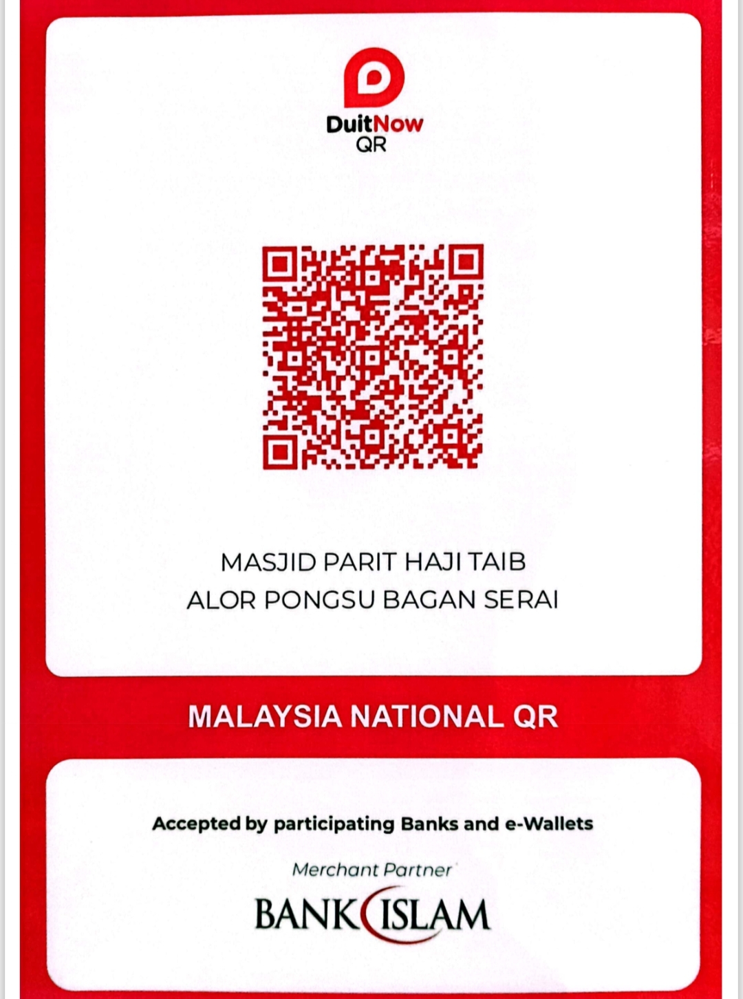 Kod QR MASJID AT-TARMIZI