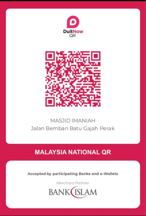 Kod QR MASJID IMANIAH