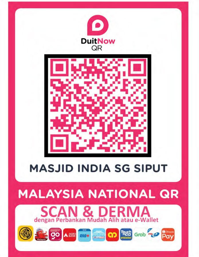 Kod QR MASJID INDIA MUSLIM