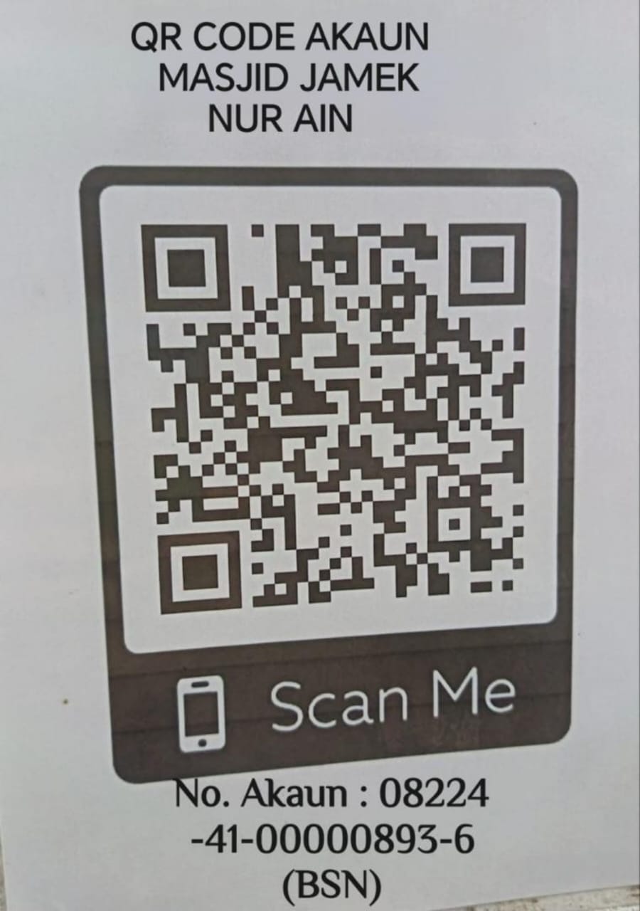 Kod QR MASJID JAMEK NUR AIN