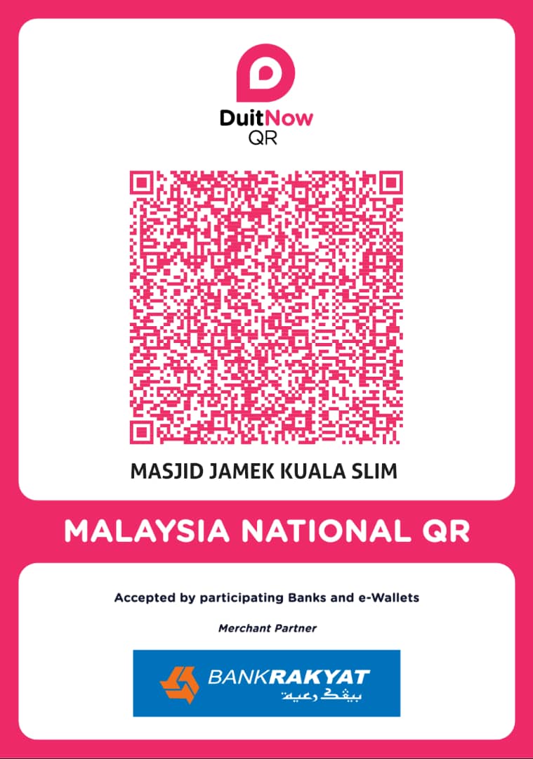 Kod QR MASJID JAMEK KUALA SLIM